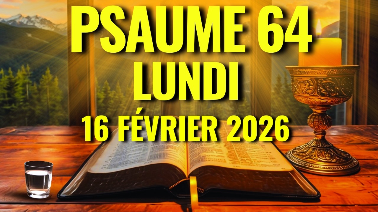 PRIÈRE DU MATIN – Lundi 16 Février – Psaume 64 Protection Contre les Ennemis et le Miracle Divin