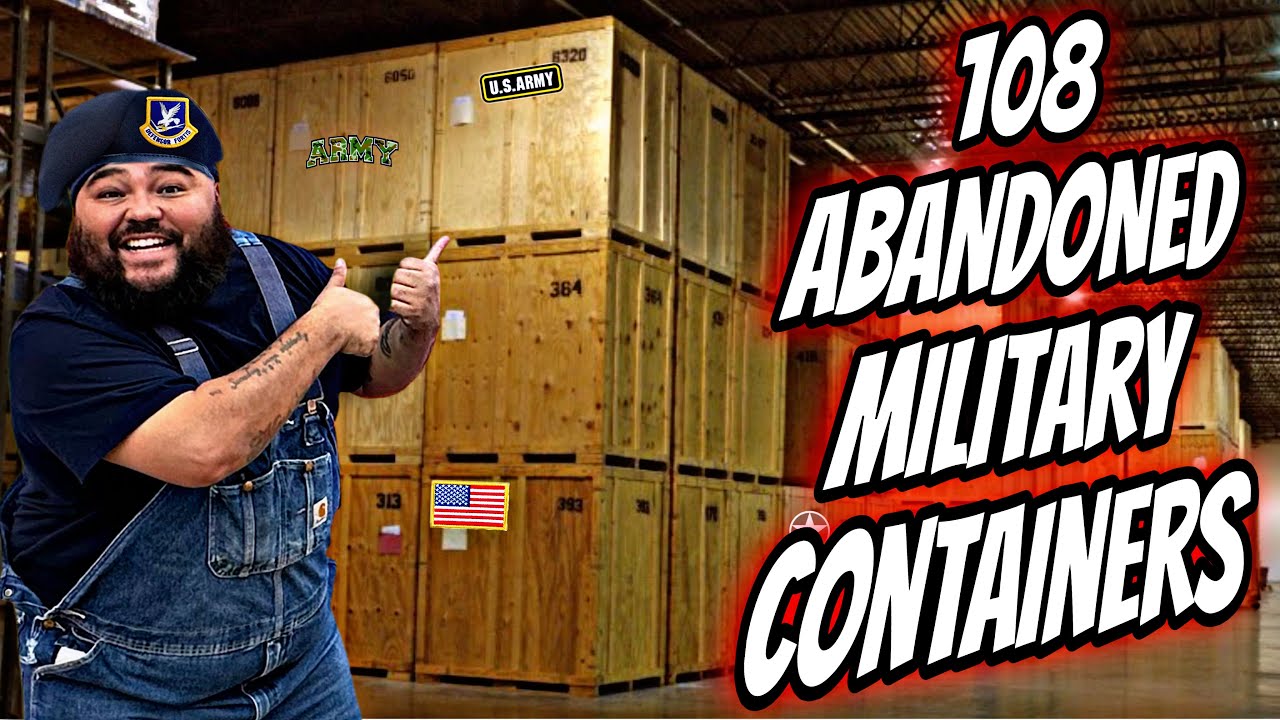 ТРАНСПОРТНЫЕ контейнеры, купленные на АУКЦИОНЕ у военных Германии