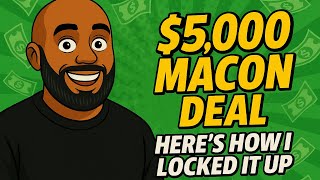 $5,000 Macon GA Deal using Zillow | How I Locked This Up in One Call
