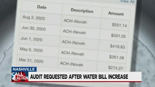 Audit Requested After Water Bill Increase