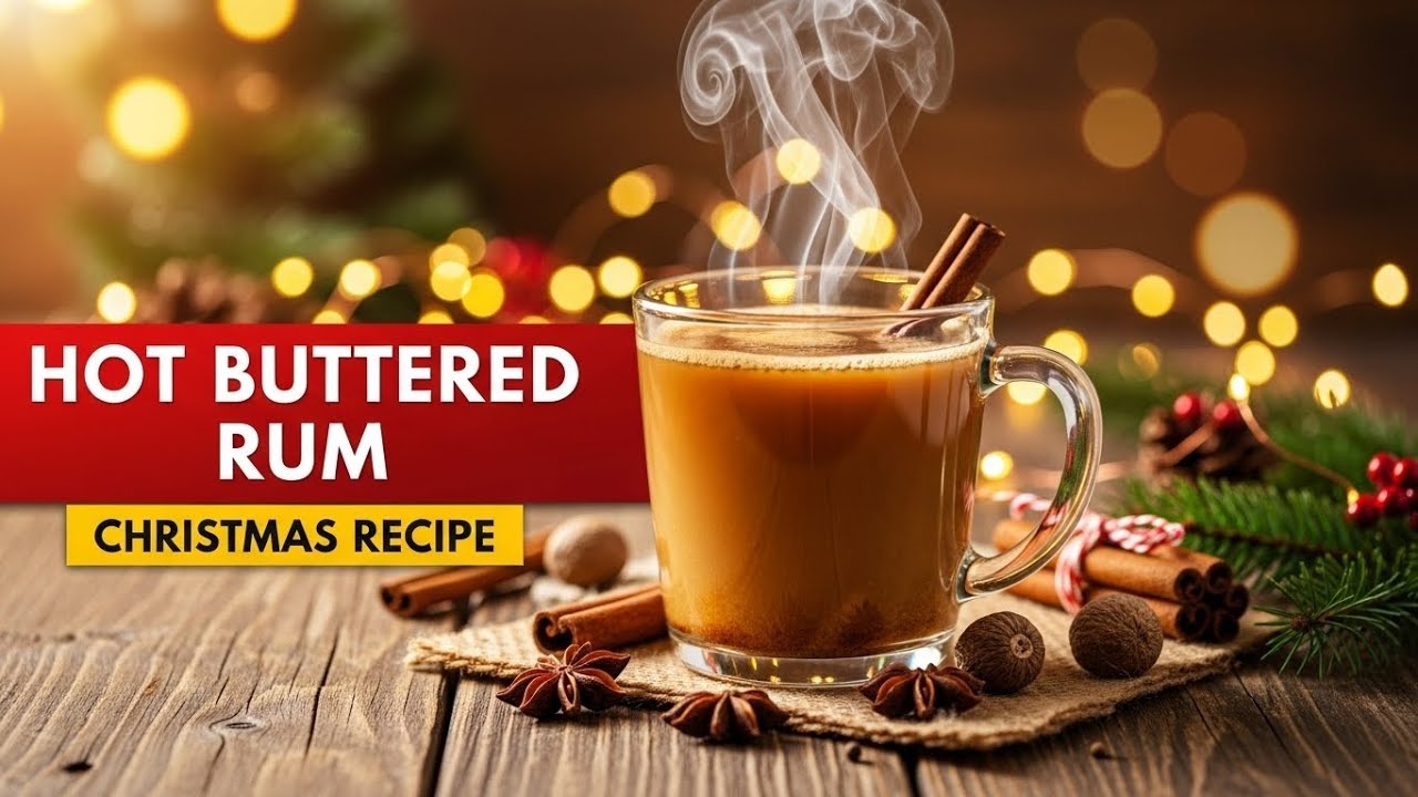 How to Make Hot Buttered Rum Christmas Recipe at Home | Cozy Holiday Drink 🎄☕ 