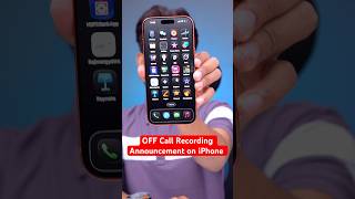 OFF Call Recording Announcement on iPhone #ios26features