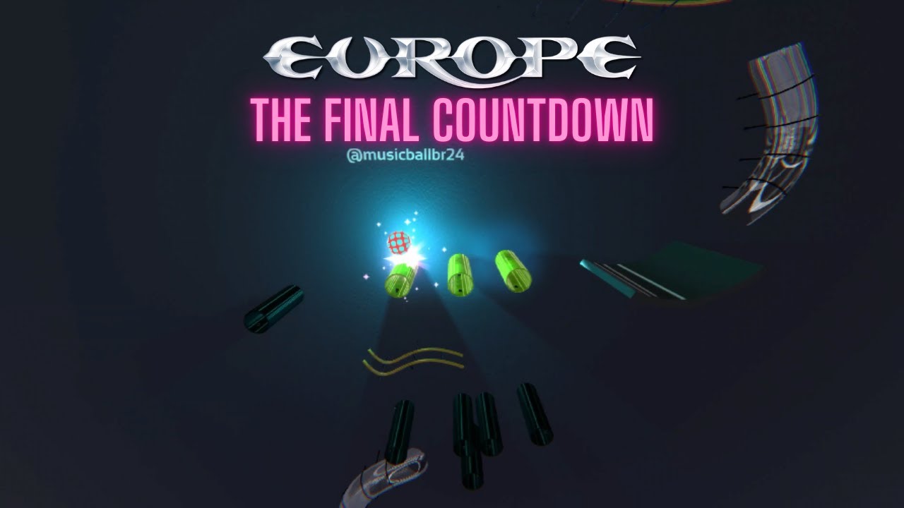 The Final Countdown (EUROPE) - Music Ball 3D Animation
