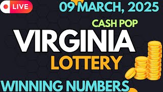 Virginia Cash Pop Lottery Results For - 09 Mar, 2025 - Coffee Break, Lunch Break - Cash 5- Powerball