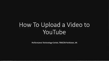 #CGHowTo Upload a Video to YouTube