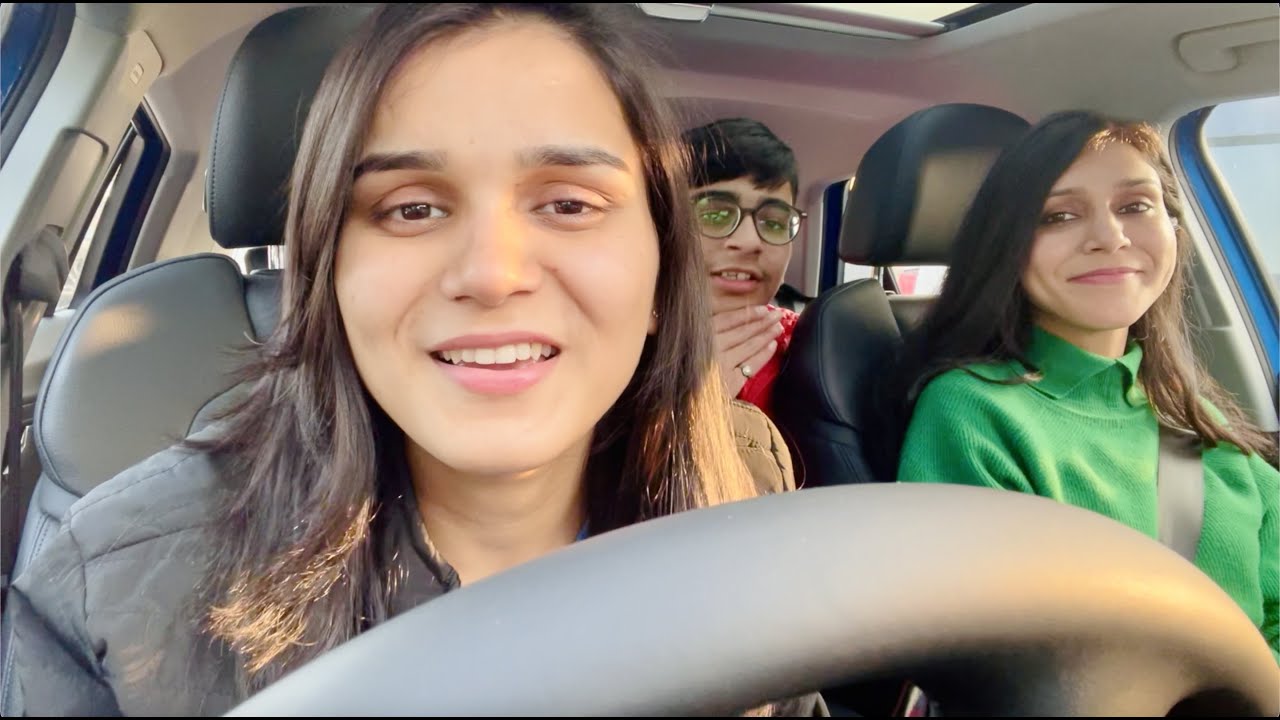 Road Trip to Jaipur with Siblings | New Year Vlog - Himanshi Singh
