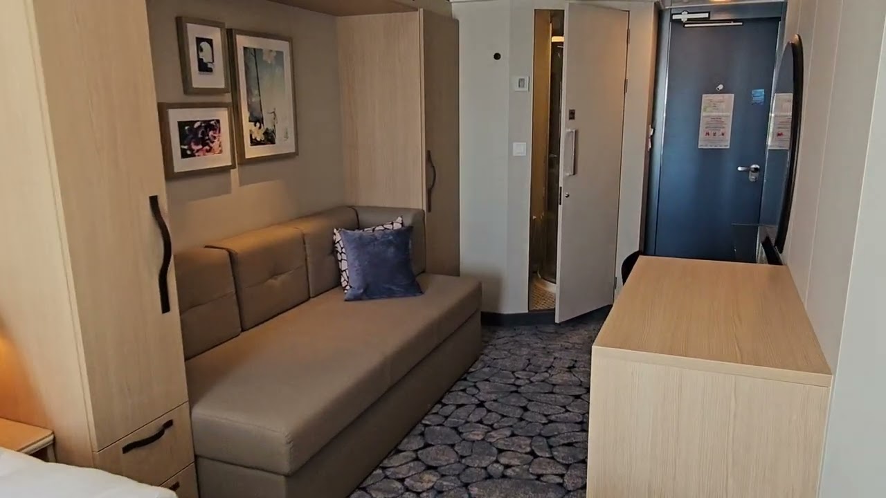 Utopia of the Seas Oceanview Stateroom Room 10524 - YouTube
