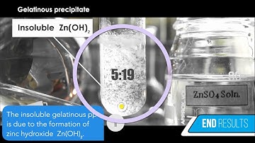 Does Potassium hydroxide (KOH) and Zinc sulfate (ZnSO4) form a precipitate? | KOH+ZnSO4