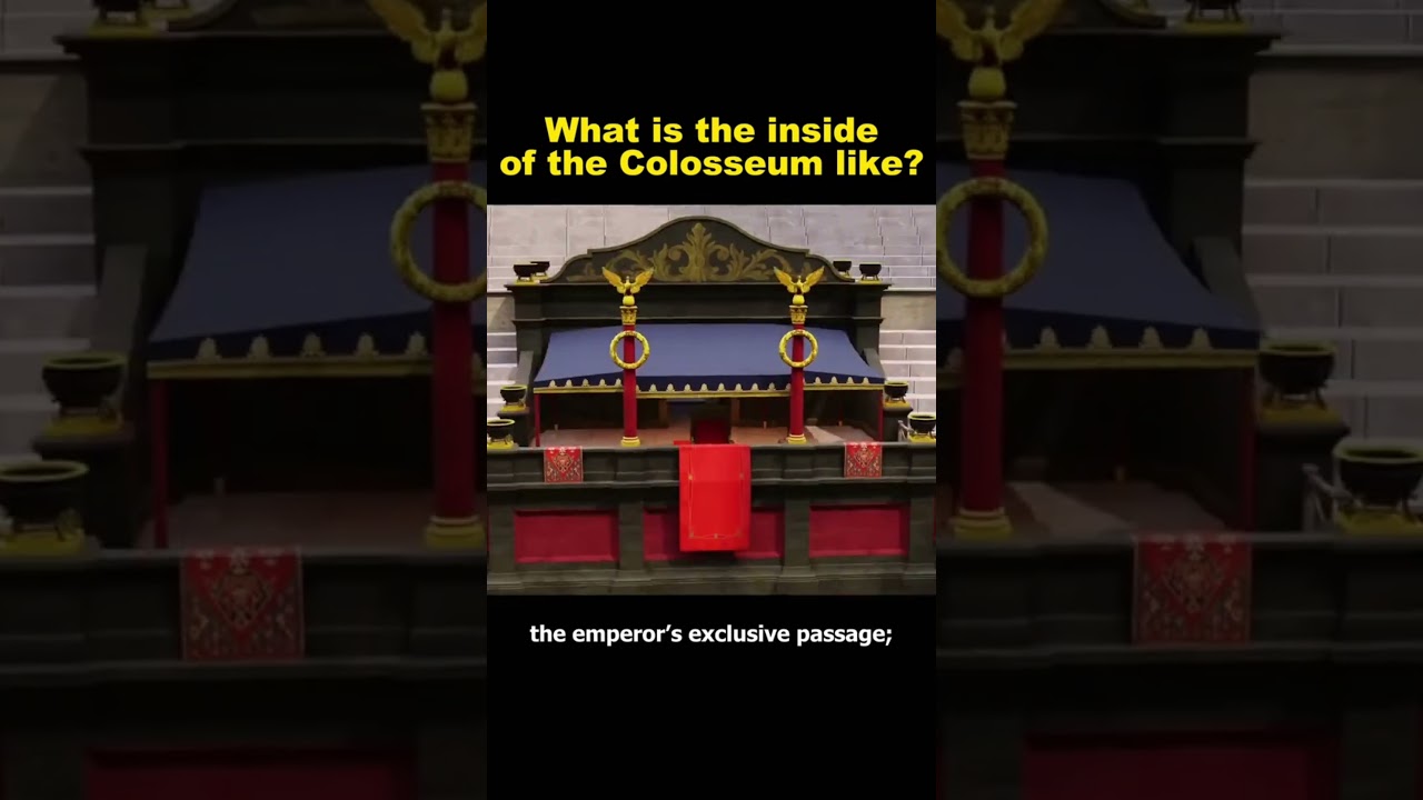 WHAT THE COLOSSEUM LOOKS LIKE INSIDE!
