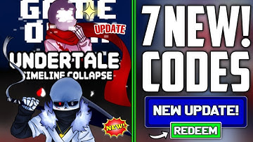 UPD! CODES✅UNDERTALE TIMELINE COLLAPSE ROBLOX CODES 2024 - TIMELINE COLLAPSE CODES
