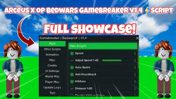 Roblox Arceus x OP BEDWARS GAMEBREAKER V1.4 SCRIPT