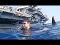 What Happens When US Ships and Aircraft Carrier Sailors Get Attacked by Sharks
