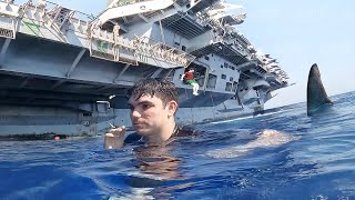 What Happens When US Ships and Aircraft Carrier Sailors Get Attacked by Sharks