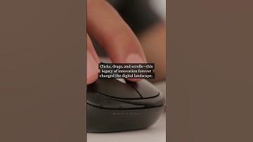 Revolutionizing Interaction: The Birth of the Computer Mouse 🖱️ #facts #educational #factshorts