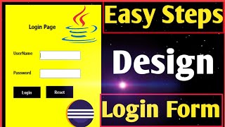 how to create login form in java||login form in java eclipse||login form swing java||java login form