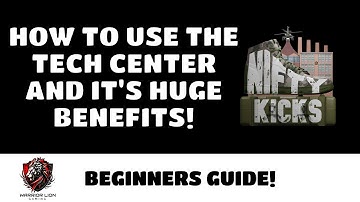 Nifty Kicks Factory NFT Game | How To Use The Tech Center | Beginner Guide