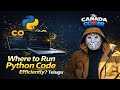 Where to run Python code efficiently ? Explained in Telugu