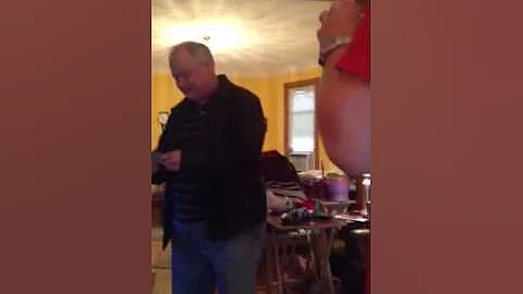 Surprise blackhawks tickets for dad