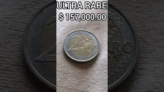 ULTRA RARE $ 127,000.00 Don't Spend This Error Coin 2 Euro Worth Big Money