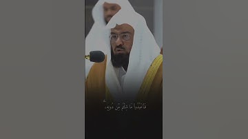 القارئ عبد الرحمن السديس ((سورة الزمر))