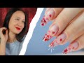 NAILART ST VALENTIN ⎮ Incrustation paillettes ❤️