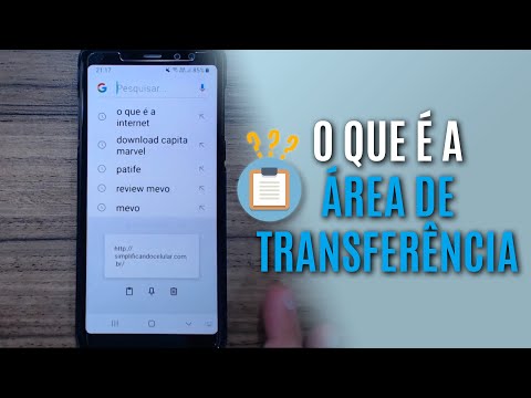 Vídeo: Como Funciona A área De Transferência