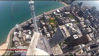 Meet the fearless man behind viral Hancock Building footage