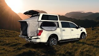 How to turn your Truck Bed Canopy Topper ez lift into a CAMPER Tent