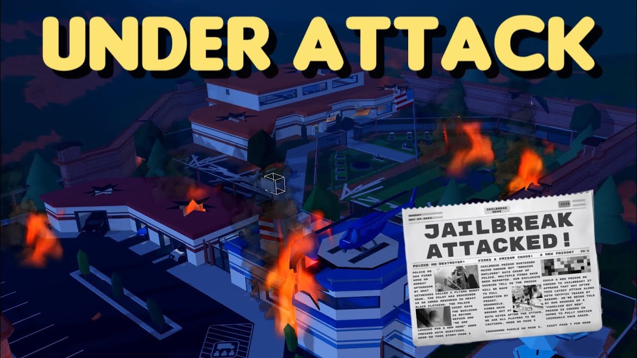 Jailbreak is ATTACKED? Prison & Police HQ DESTROYED (Roblox Jailbreak) 