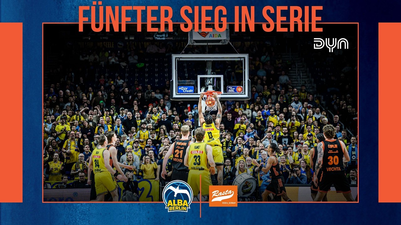 Highlights: ALBA BERLIN - RASTA Vechta (Saison 2025/26) easyCredit BBL | Dyn BB