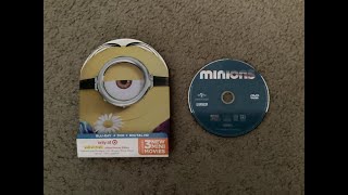 Opening to Minions 2015 DVD