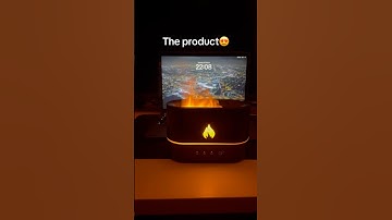 This diffuser😍 #relaxing #humidifier #diffuser #calm #aesthetic #flame #shorts
