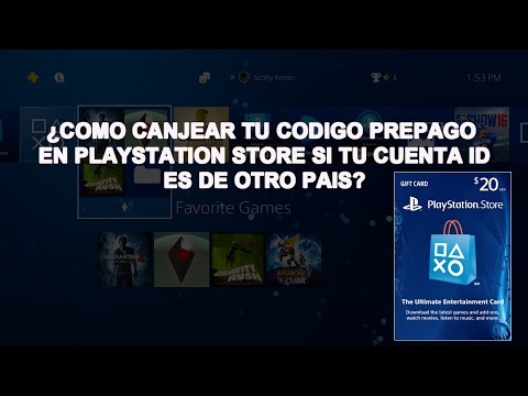 PS4: ¿Còmo canjear tu còdigo pre pago en playstation store si tu cuenta id es de otro paìs?