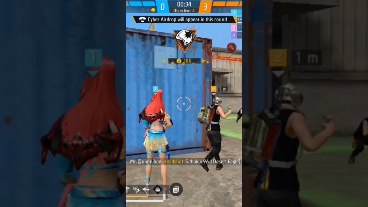 lallu Landon vs me🤣freefire funny commentry video 