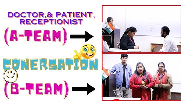 TEAM - A, B | DOCTER PATIENT ROLE PLAY | JUPITER ACADEMY DWARKA MOR | HOW TO SPEAK ENGLISH FLUENTLY