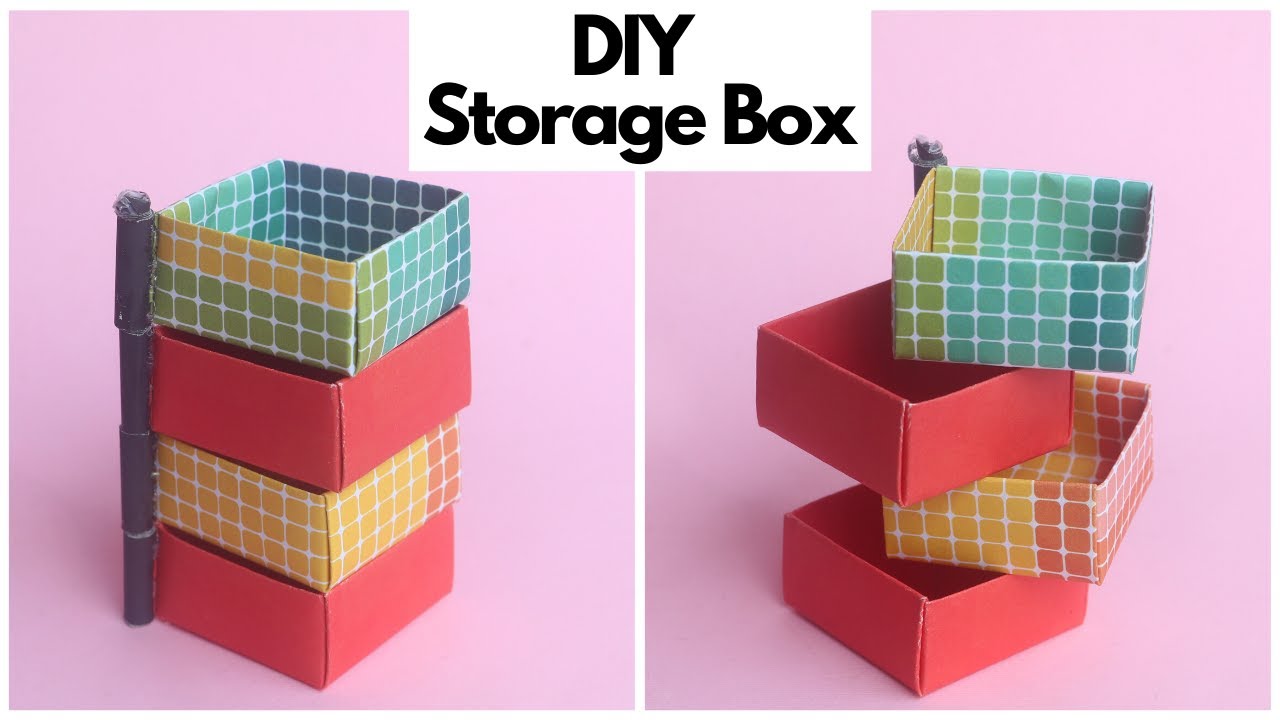 DIY Paper Storage Box, Stepper Box