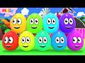 रंगों का गीत! | बिस्तर पर कूदते पाँच छोटे बंदर  Paanch Nanhe Bandar – Hindi Rhymes | Melly Hindi