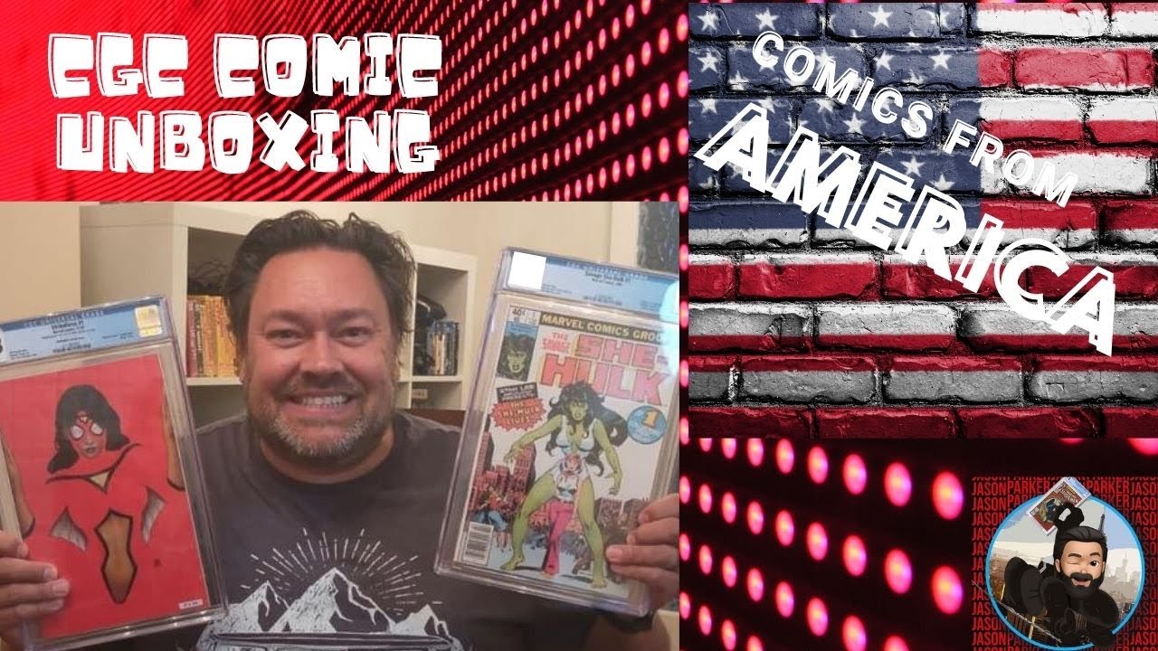 Unboxing CGC Comic Slabs From The USA!!!