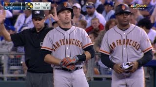 SF@KC: Posey records three hits in return from injury