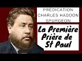 Prédication Charles Spurgeon En Français La Prière De Paul Prédication Charles Spurgeon En Français La Prière De Paul