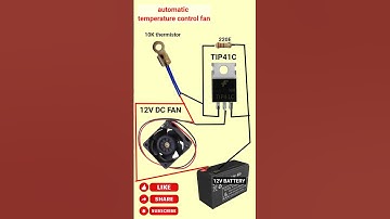 automatic temperature control fan#shorts #diy#temperaturecontrol