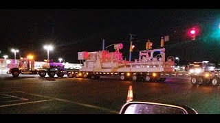 pilotcar.tv™ - U-Turn with Superload on MA-9, Westborough MA