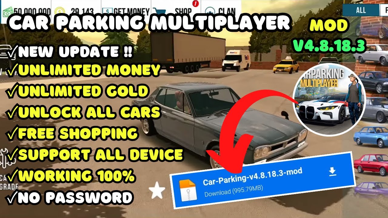 Car Parking Multiplayer Mod APK v4.8.24.4 – Unlimited Money & Gold ...