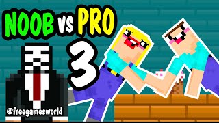 Noob vs Pro 3: Stick Tsunami - Gameplay - Minecraft | Free Games World screenshot 1