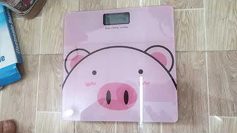 Test nhanh Cân Điện Tử hình Heo có như Quảng cáo ?
