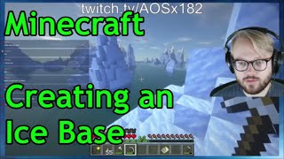 Highlight: Beginning an Ice Base in Minecraft