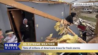 US EXTREME WEATHER: Tens of millions of Americans brace for fresh storms