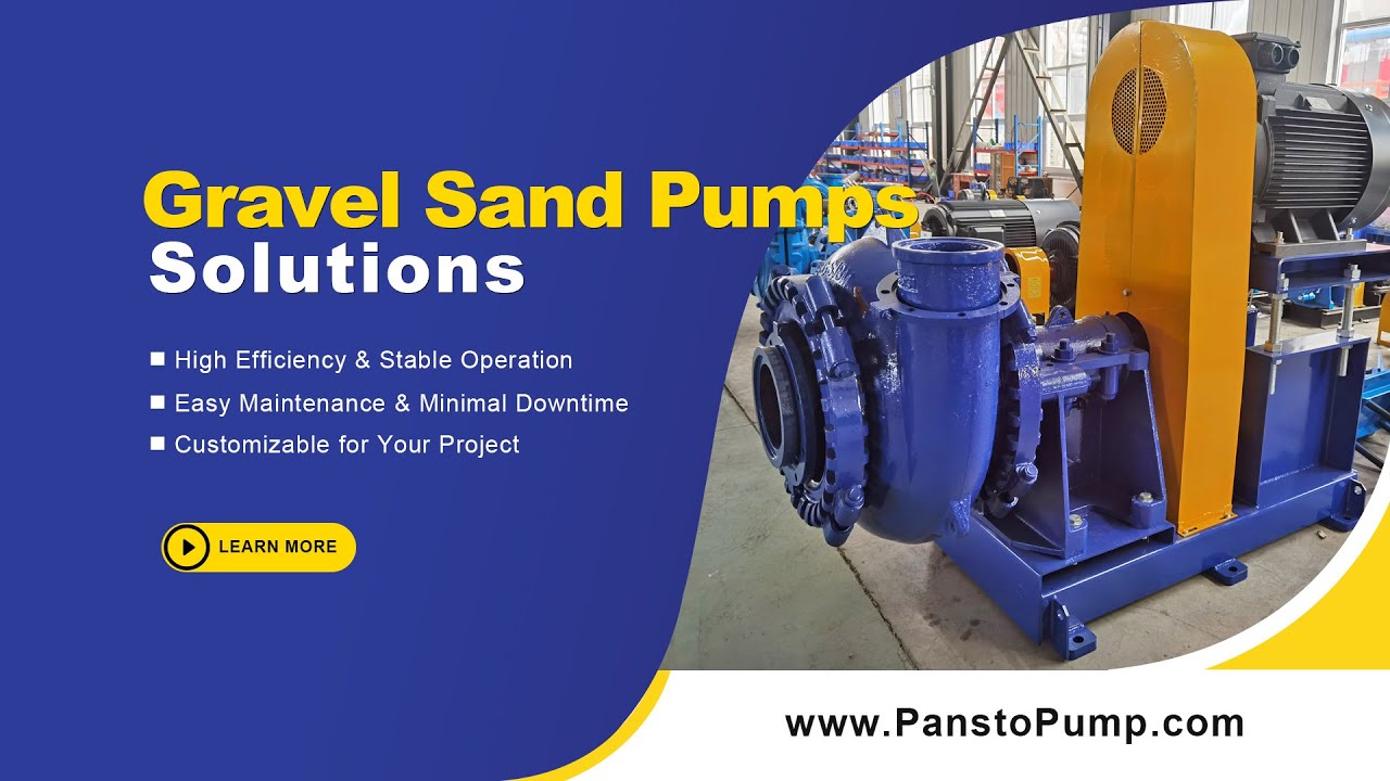 Heavy Duty Gravel Sand Pumps | Dredging & Mining Applications