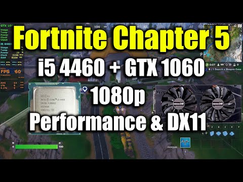 Fortnite Chapter 5 - i5 4460 + GTX 1060 - YouTube