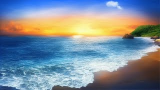 2 HOURS Tranquil Ocean Waves for Relaxation Blissful Tones